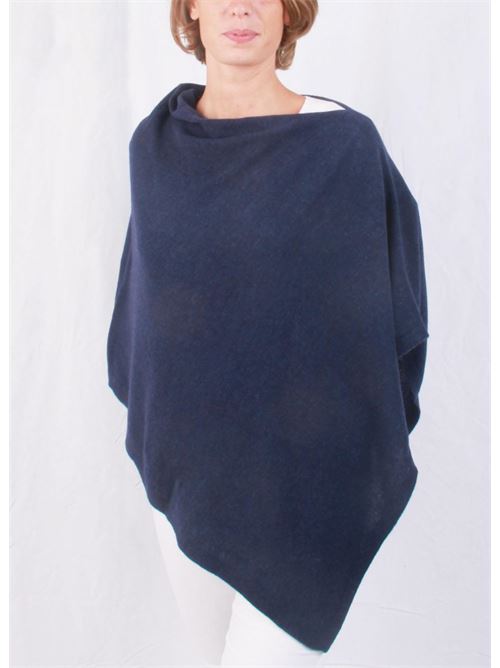mantella blu in lana merino Art Tricot | 700PBLU